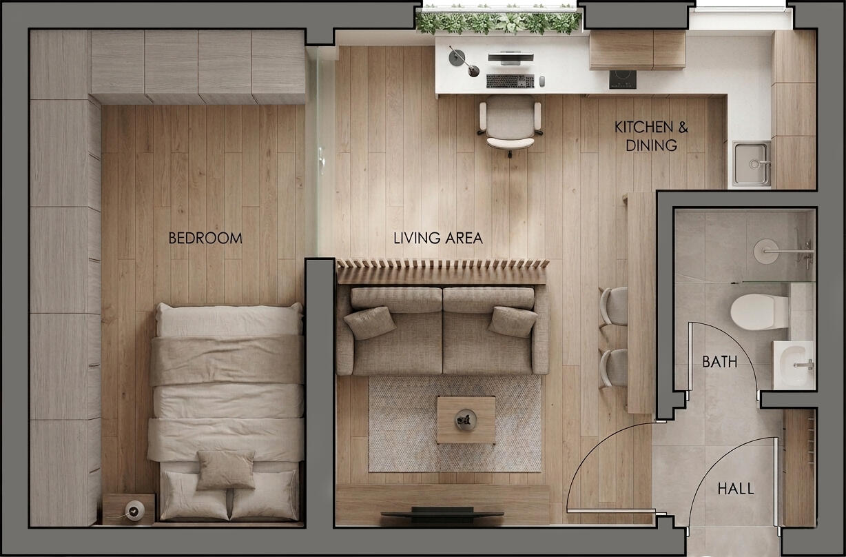 Sombor / 32.04 sq.m