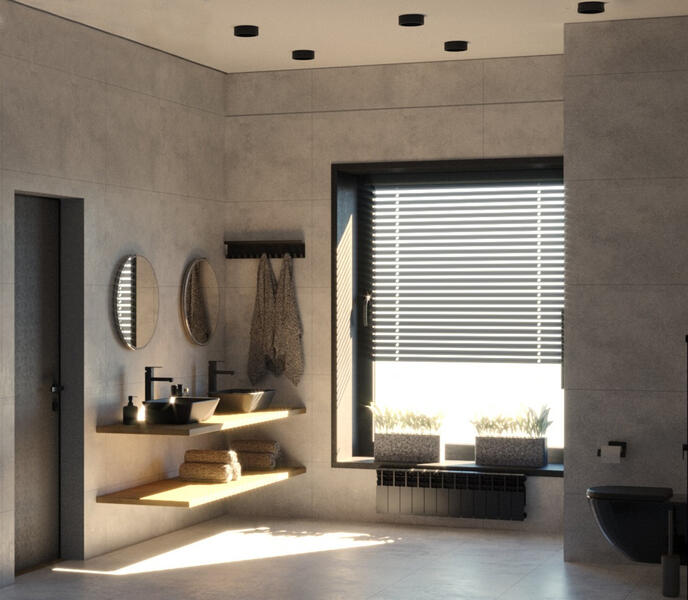 Master bathroom. Gr.floor